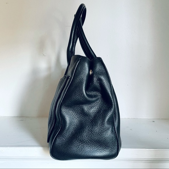 Marc Jacobs Black Leather Empire City Leather Structured Top Handle Tote Bag - Picture 5 of 16